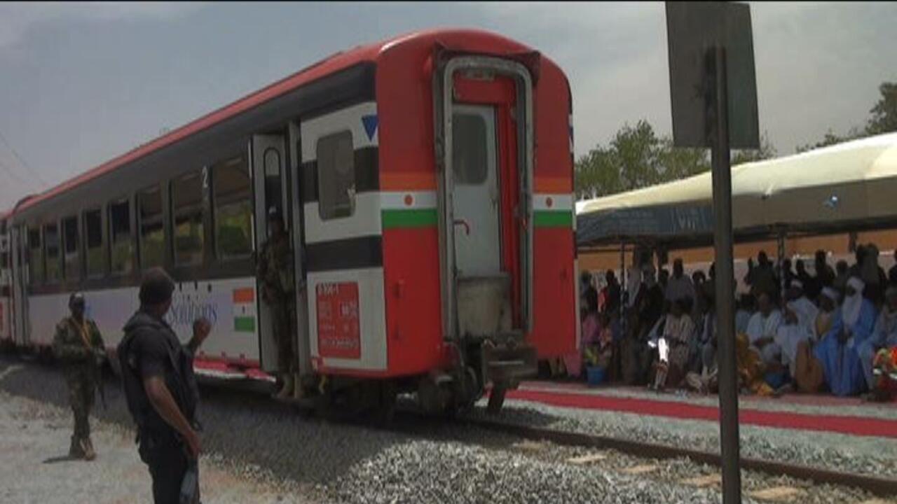 Niger inauguration de la première gare ferroviaire à Niamey